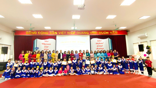 CÁC BÉ TRƯỜNG MẦM NON LÁNG THƯỢNG THAM GIA  HỘI THI BÉ KHỎE BÉ NGOAN NĂM HỌC 2024 - 2025