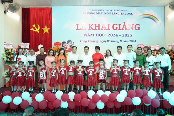 TRƯỜNG MẦM NON LÁNG THƯỢNG  TỔ CHỨC THÀNH CÔNG LỄ KHAI GIẢNG NĂM HỌC 2024 - 2025