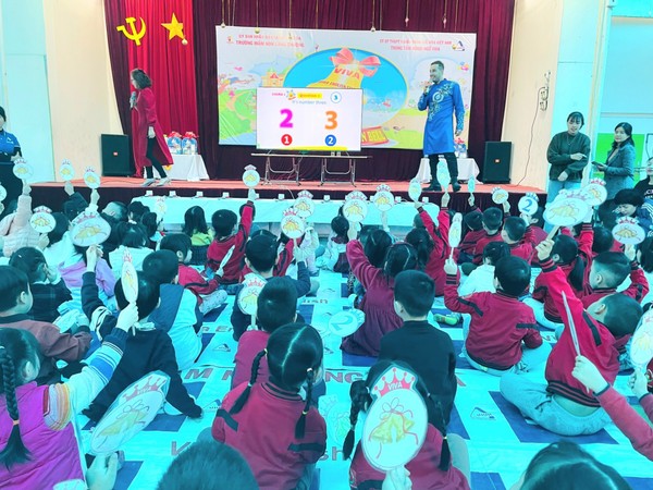 TRƯỜNG MẦM NON LÁNG THƯỢNG TỔ CHỨC CHUỖI SỰ KIỆN GIÚP TRẺ PHÁT TRIỂN NGÔN NGỮ TIẾNG ANH  VÀ CHÀO MỪNG NĂM MỚI 2024