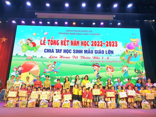 TRƯỜNG MẦM NON LÁNG THƯỢNG  TỔ CHỨC LỄ TỔNG KẾT NĂM HỌC 2022-2023 CHIA TAY HỌC SINH MẪU GIÁO LỚN - LIÊN HOAN TẾT THIẾU NHI 1-6